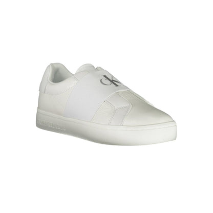 Calvin Klein Sneaker aus weißem Stoff