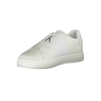 Calvin Klein Sneaker aus weißem Stoff