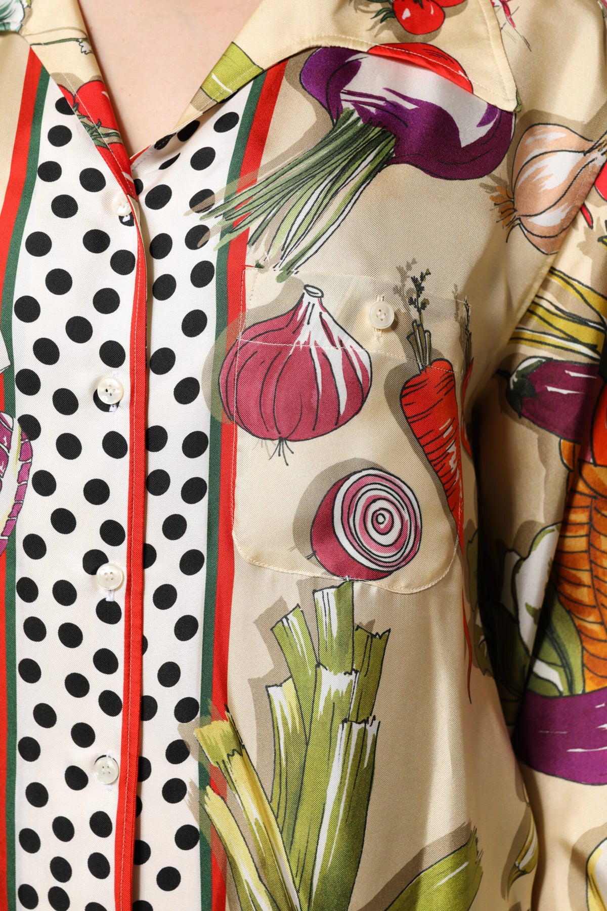 Dolce & Gabbana Multicolor Silk Shirt