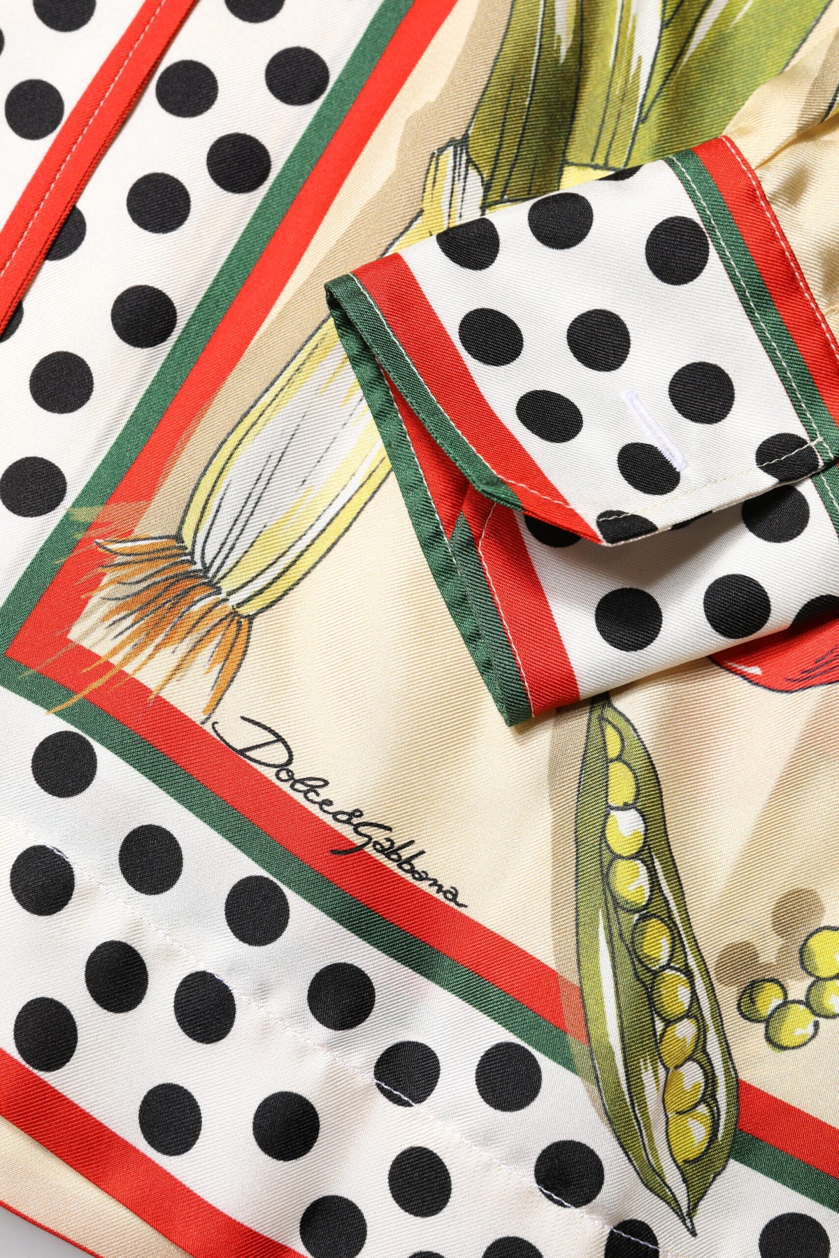 Dolce & Gabbana Multicolor Silk Shirt