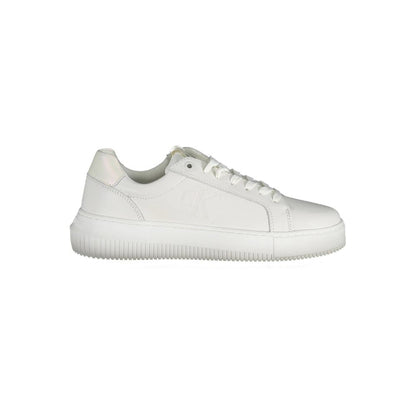Calvin Klein Sneaker aus weißem Stoff