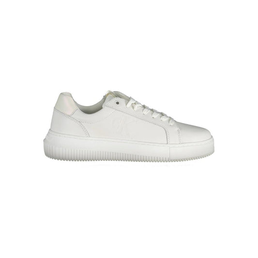 Calvin Klein Sneaker aus weißem Stoff
