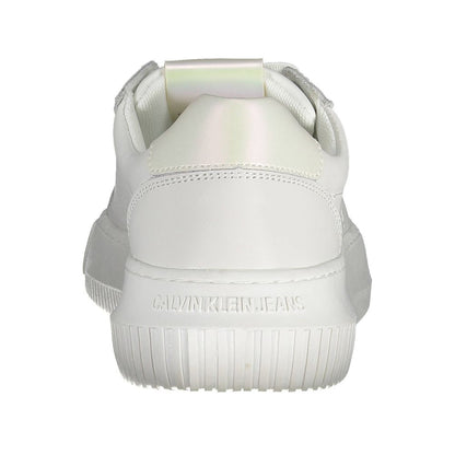 Calvin Klein Sneaker aus weißem Stoff