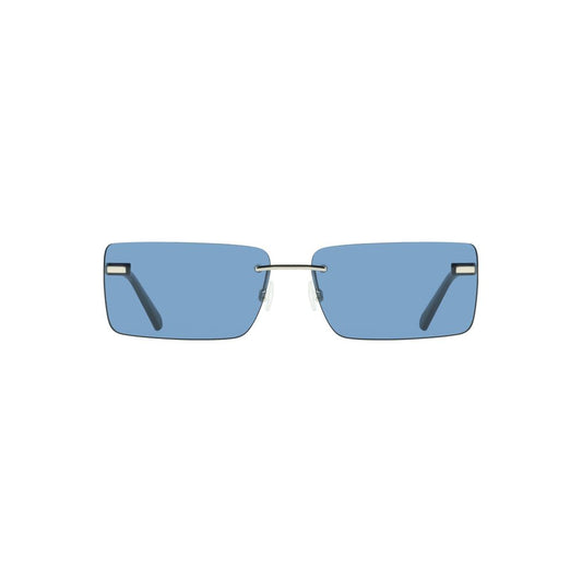 Calvin Klein Metall-Sonnenbrille in Blau