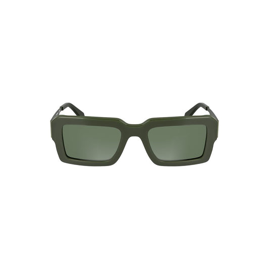 Calvin Klein Sonnenbrille aus grünem Acetat