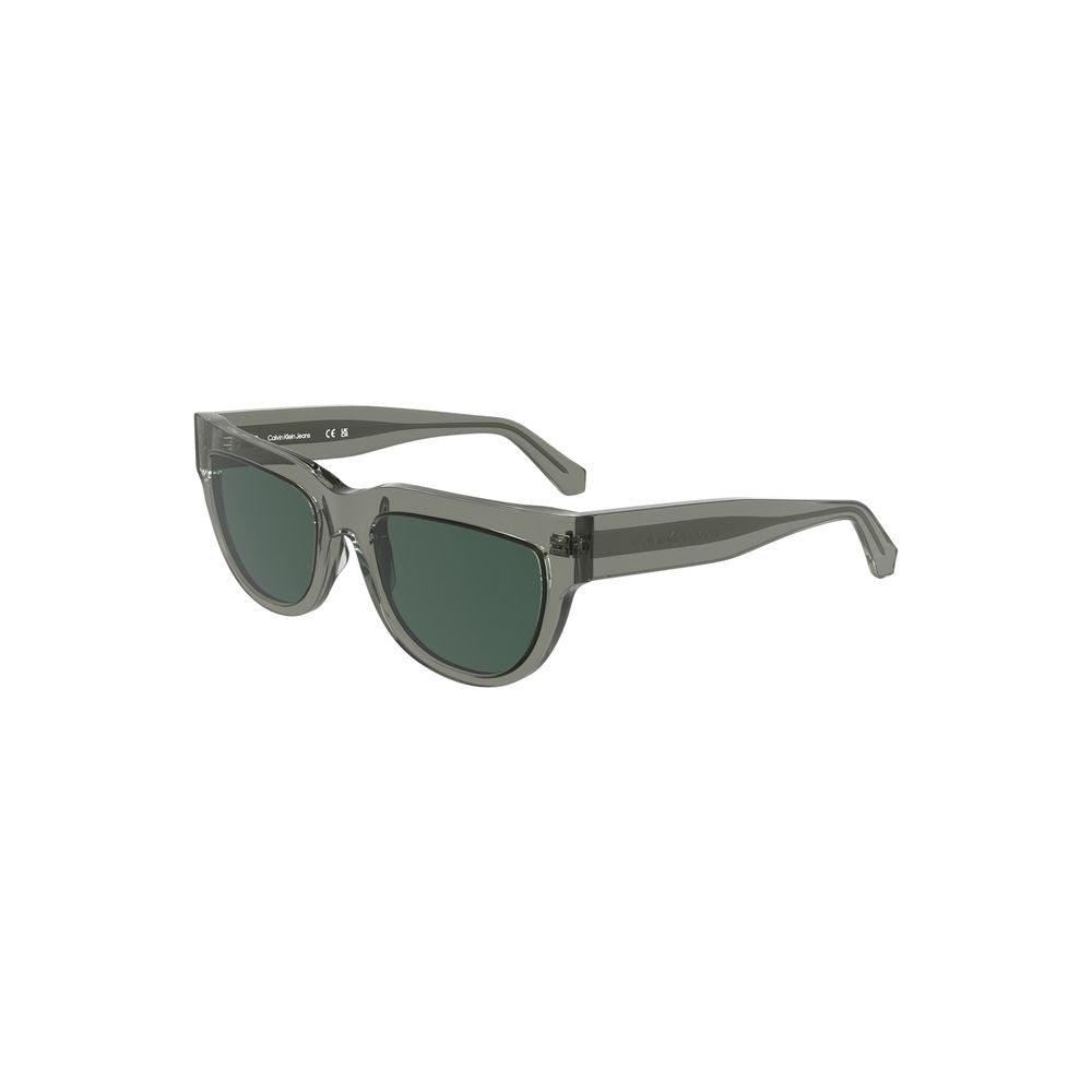 Calvin Klein Graue Sonnenbrille aus Acetat