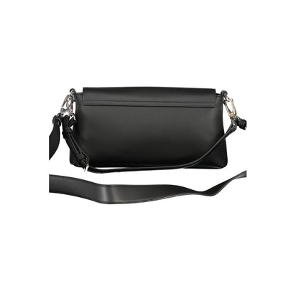 Calvin Klein Schwarze Damen-Handtasche aus Polyester
