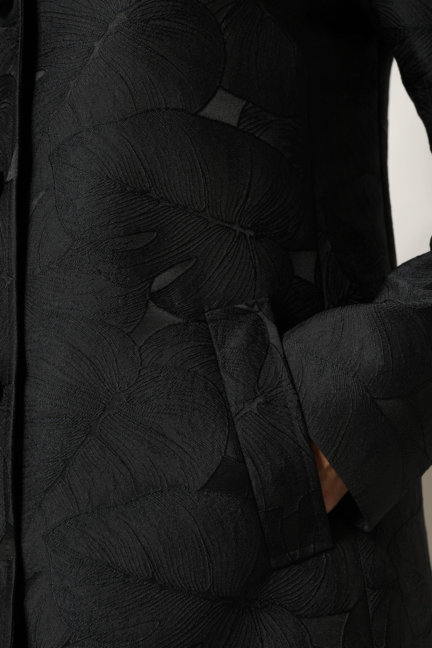 Dolce & Gabbana Schwarzer einreihiger Trenchcoat