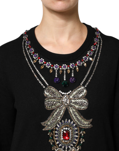 Dolce & Gabbana Black Cashmere Sweater