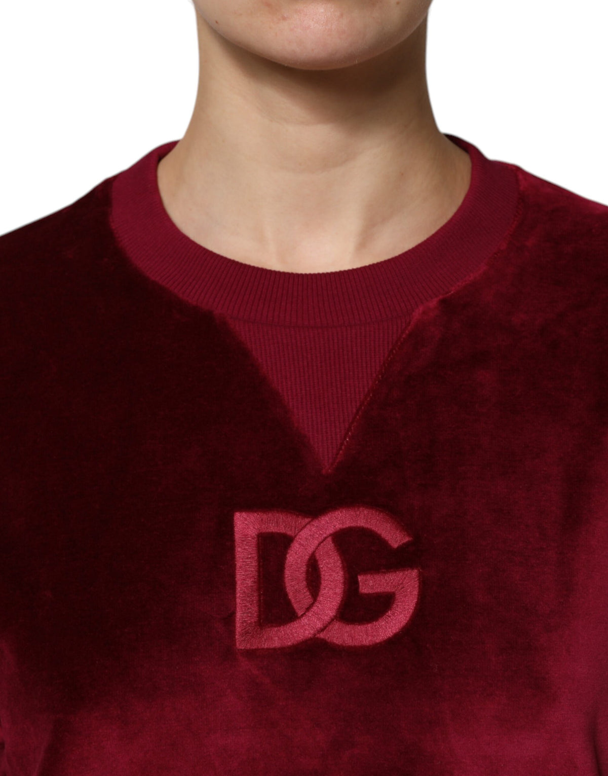 Dolce & Gabbana Maglione – colore Rosso – Cotone