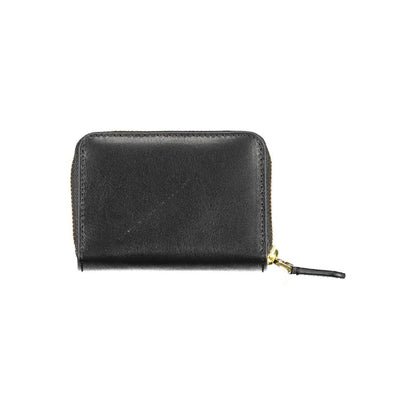 Ralph Lauren Nero Leder Geldbörse für Damen