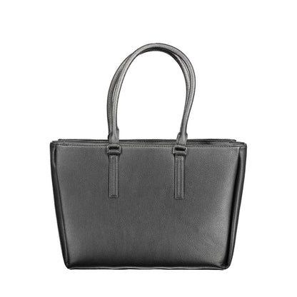 Calvin Klein Schwarze Schultertasche aus Polyurethan für Damen