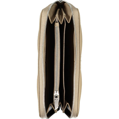Calvin Klein Beige Polyester Brieftasche