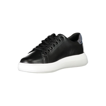 Calvin Klein Schwarzer Sneaker aus echtem Leder