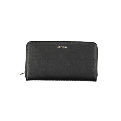 Calvin Klein Schwarzes Polyester Portemonnaie
