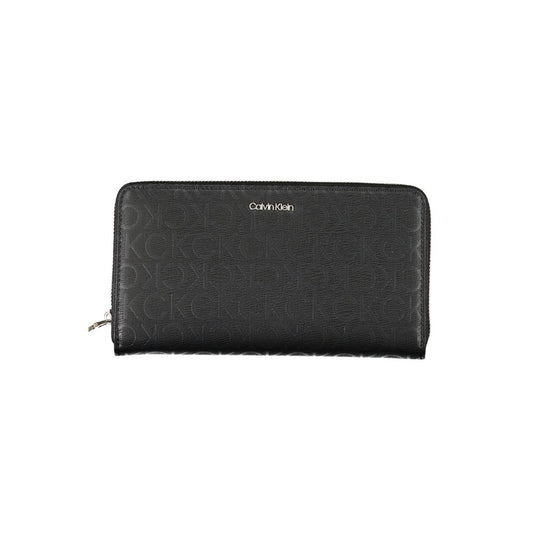 Calvin Klein Schwarzes Polyester Portemonnaie