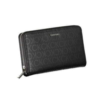 Calvin Klein Schwarzes Polyester Portemonnaie