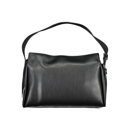 Calvin Klein Schwarze Damen-Handtasche aus Polyester