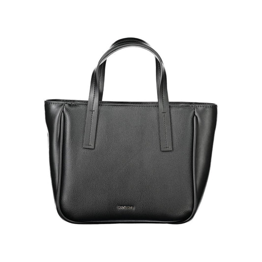 Calvin Klein Schwarze Damen-Handtasche aus Polyethylen