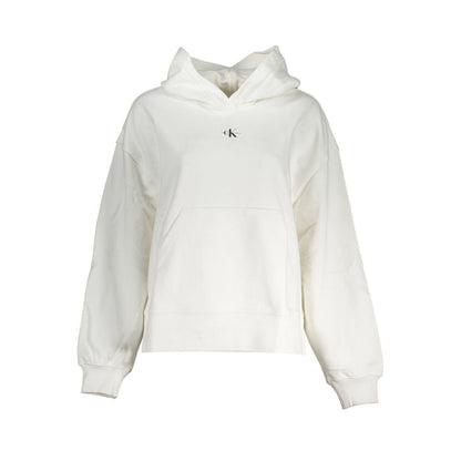 Calvin Klein Weißer Damenpullover aus Baumwolle