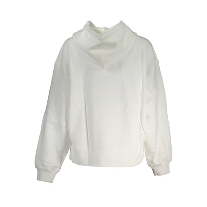 Calvin Klein Weißer Damenpullover aus Baumwolle