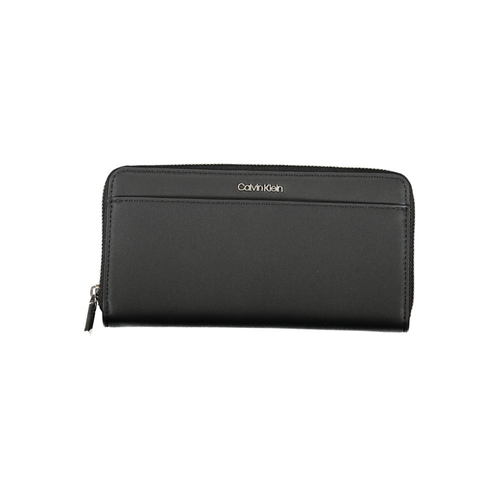 Calvin Klein Schwarzes Polyester Portemonnaie