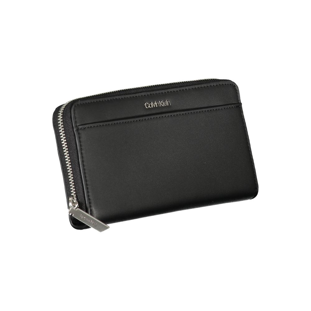 Calvin Klein Schwarzes Polyester Portemonnaie