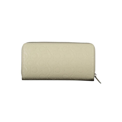 Calvin Klein Beige Polyurethane Damen Geldbörse