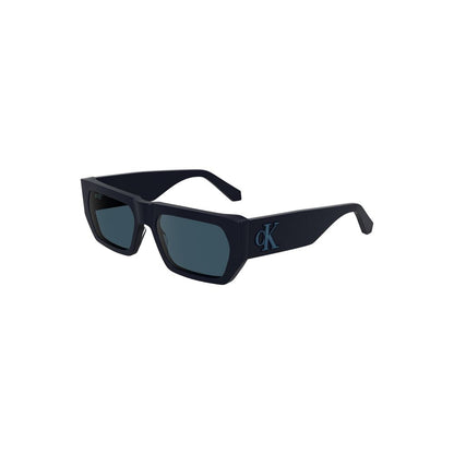Calvin Klein Sonnenbrille aus blauem Acetat