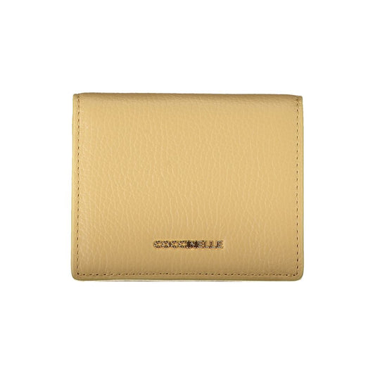 Coccinelle Beige Leder Damen Geldbörse