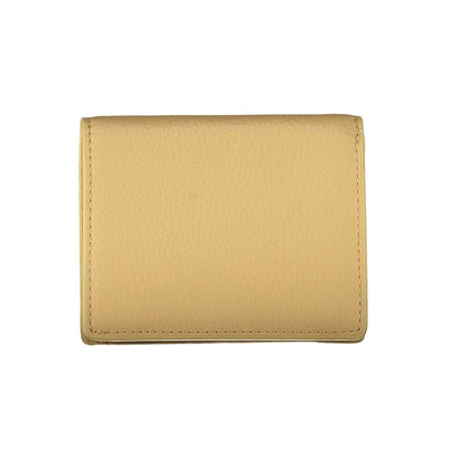 Coccinelle Beige Leder Damen Geldbörse