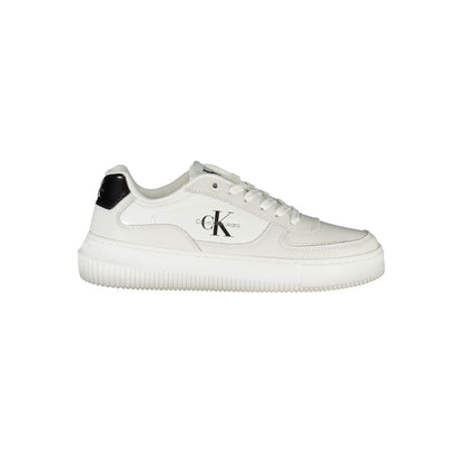 Calvin Klein Weiße Leder-Sneaker für Damen