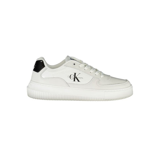 Calvin Klein Weiße Leder-Sneaker für Damen