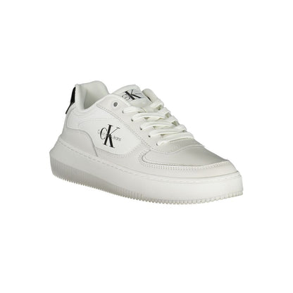 Calvin Klein Weiße Leder-Sneaker für Damen