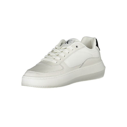Calvin Klein Weiße Leder-Sneaker für Damen