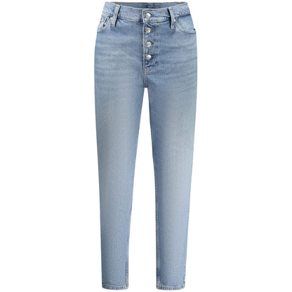 Calvin Klein Azzurro Baumwoll-Jeans für Damen