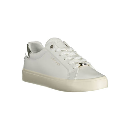 Calvin Klein Sneaker aus weißem Polyester