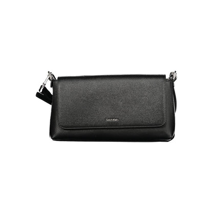 Calvin Klein Schwarze Damen-Handtasche aus Polyurethan