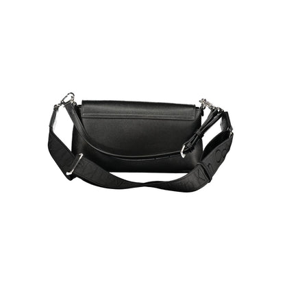 Calvin Klein Schwarze Damen-Handtasche aus Polyurethan
