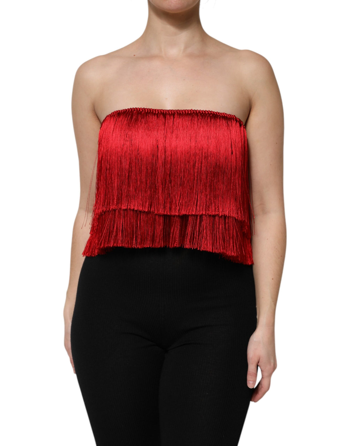 Dolce & Gabbana Top – colore Rosso – Seta