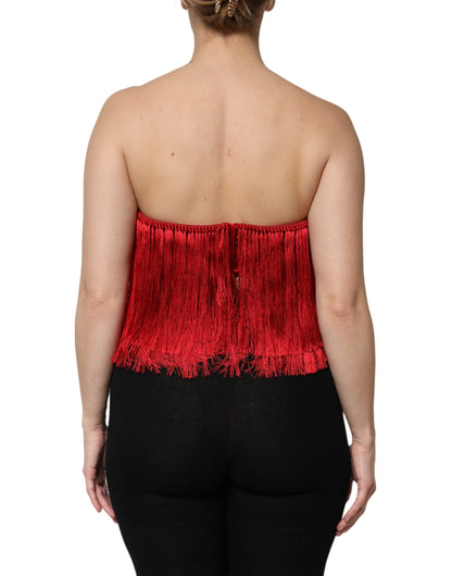 Dolce & Gabbana Top – colore Rosso – Seta