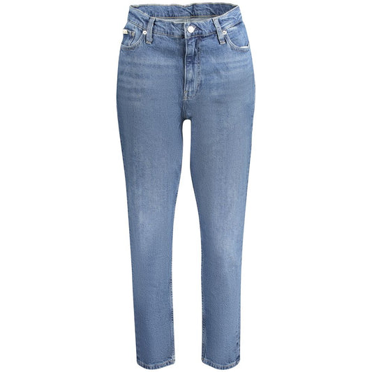 Calvin Klein Blu Baumwoll-Jeans für Damen