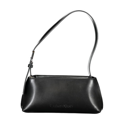 Calvin Klein Schwarze Damen-Handtasche aus Polyester
