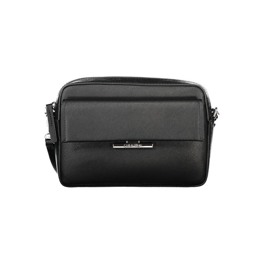Calvin Klein Schwarze Handtasche aus Polyethylen