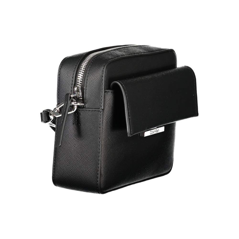 Calvin Klein Schwarze Handtasche aus Polyethylen
