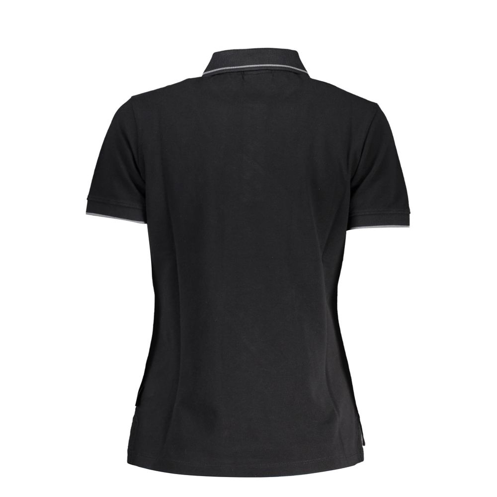 Napapijri Baumwoll-Poloshirt in Schwarz