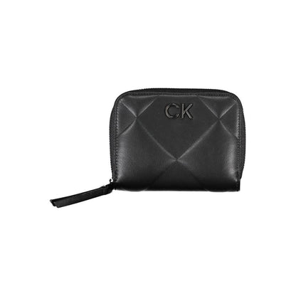 Calvin Klein Schwarzes Polyester Portemonnaie