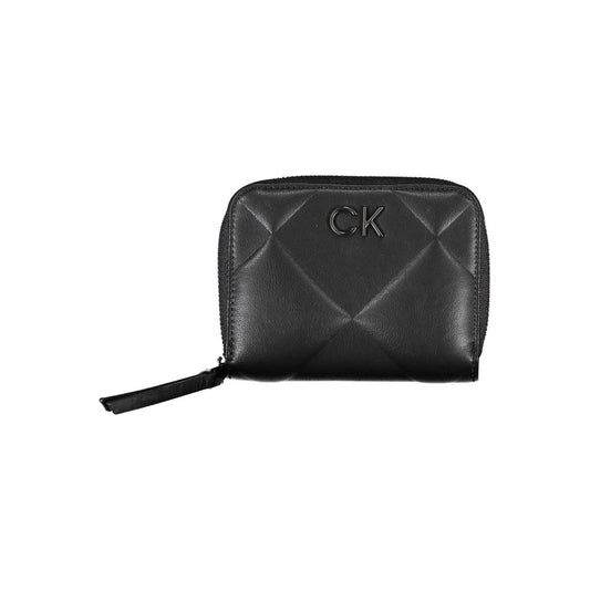 Calvin Klein Schwarzes Polyester Portemonnaie
