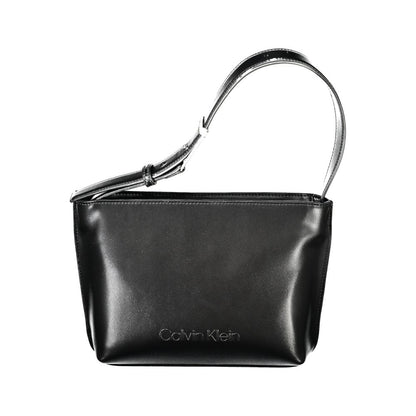 Calvin Klein Schwarze Polyester Handtasche