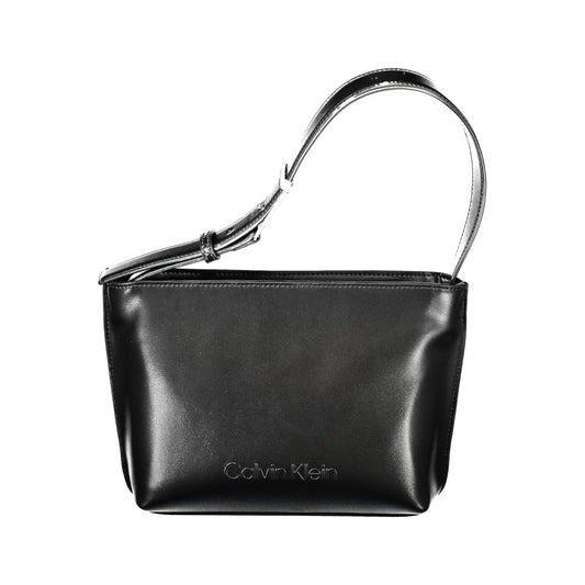 Calvin Klein Schwarze Polyester Handtasche